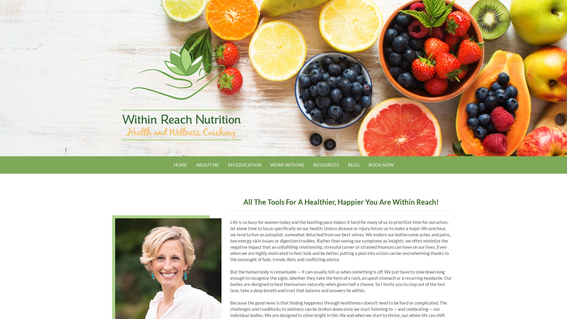 Webseitenstatus withinreachnutrition.com ist   ONLINE