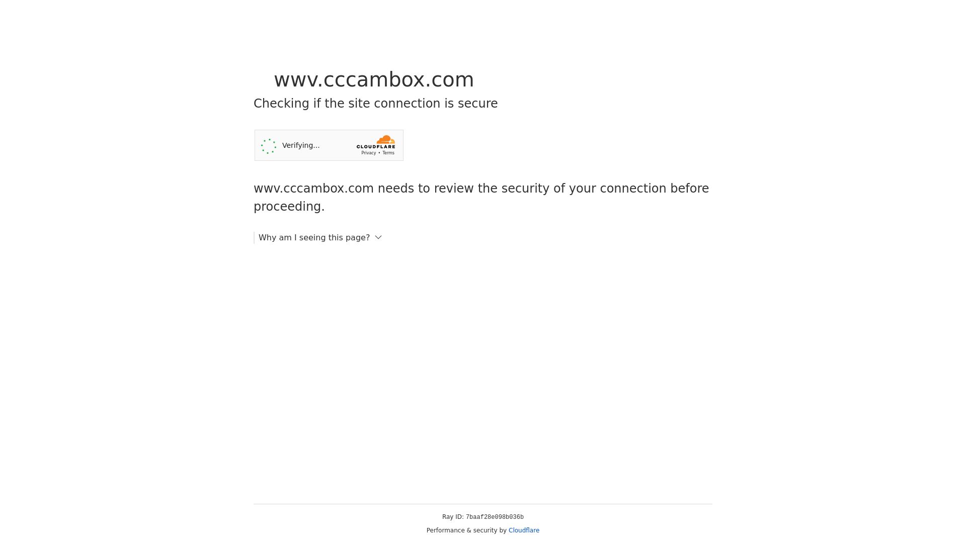 Webseitenstatus wwv.cccambox.com ist   ONLINE