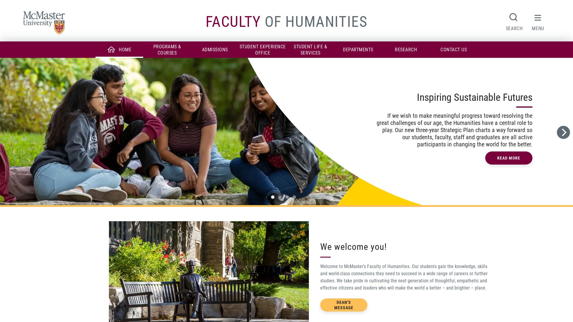 Webseitenstatus www.humanities.mcmaster.ca ist   ONLINE