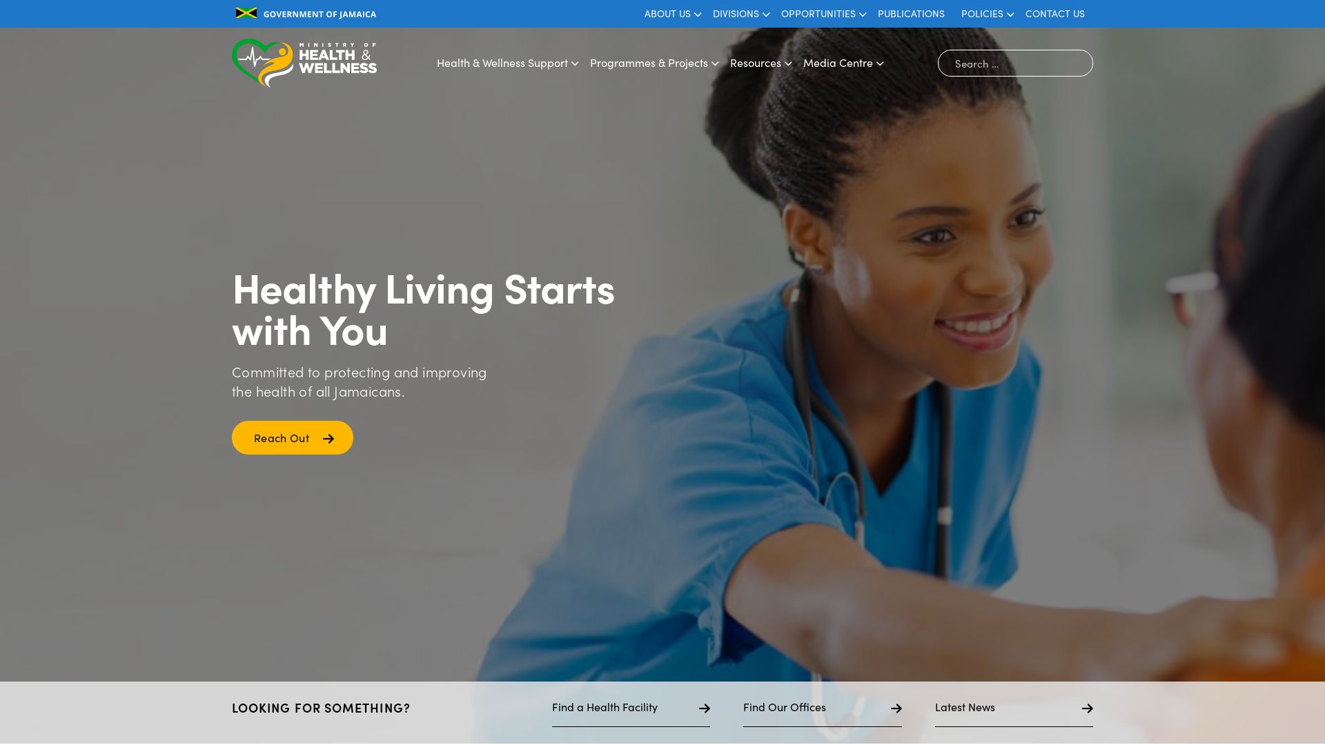 Webseitenstatus www.moh.gov.jm ist   ONLINE