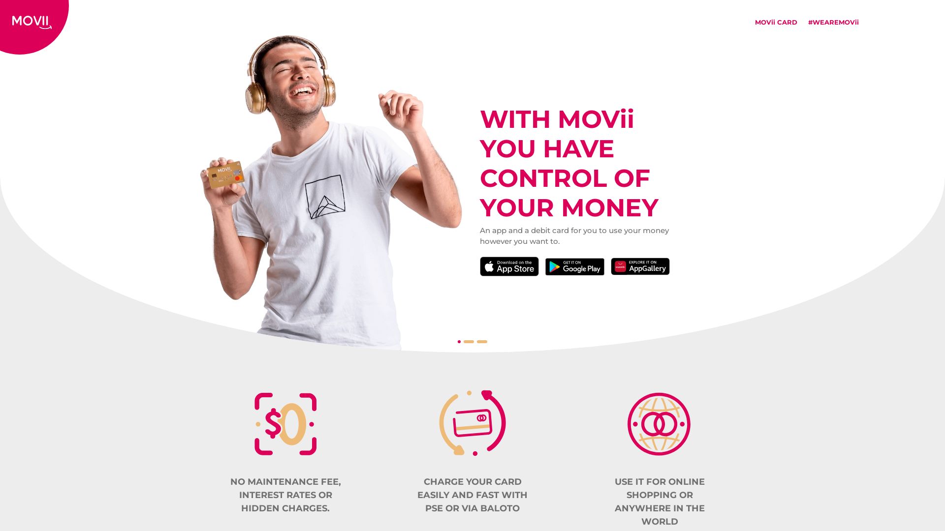 Webseitenstatus www.movii.com.co ist   ONLINE