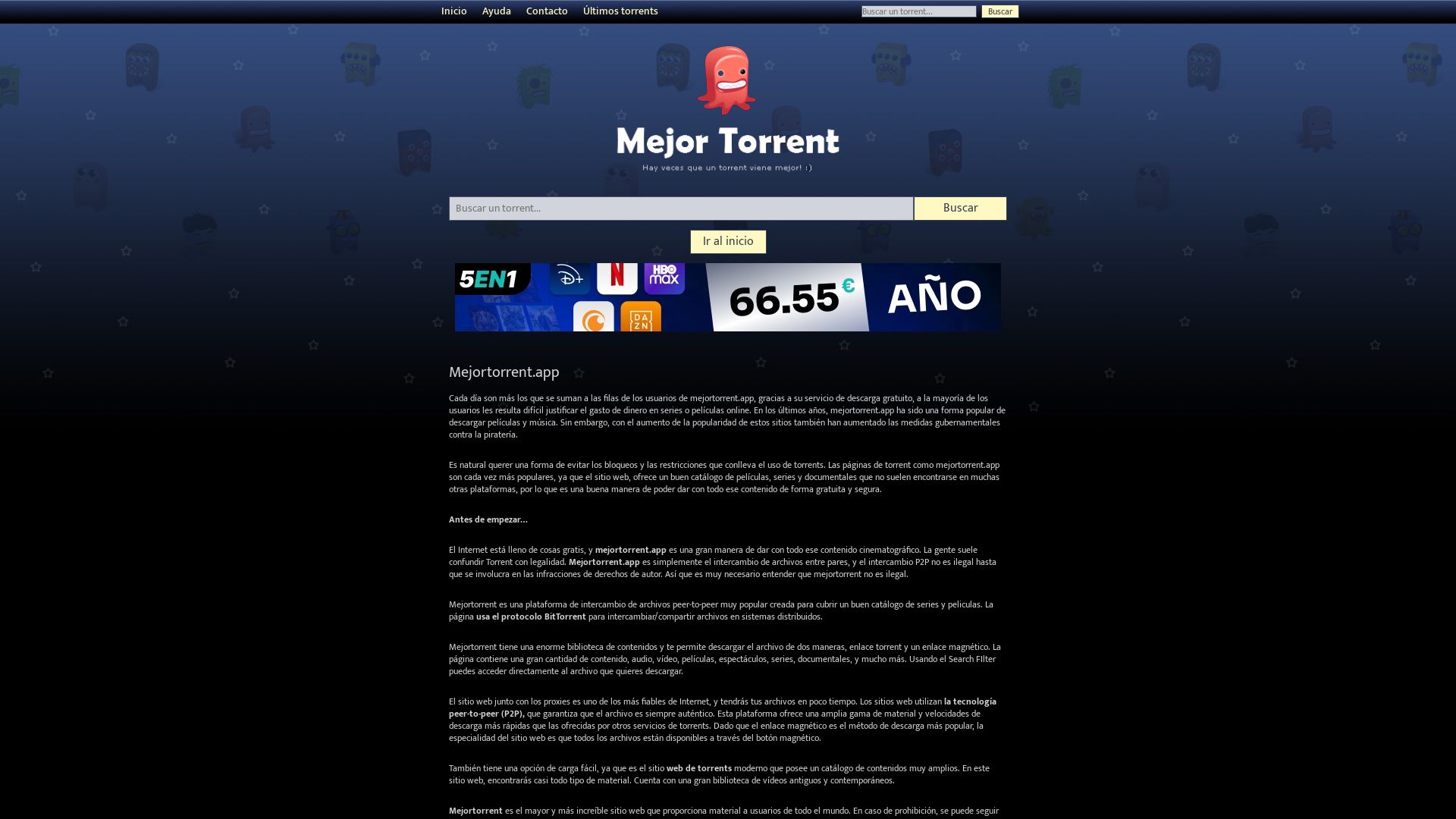 Webseitenstatus www11.mejortorrent.rip ist   ONLINE