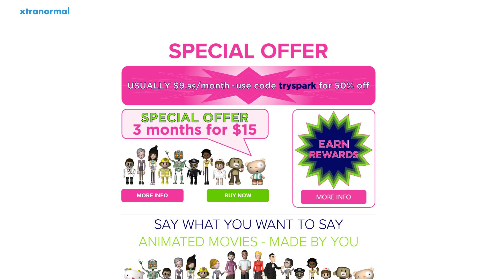 Webseitenstatus xtranormal.com ist   ONLINE