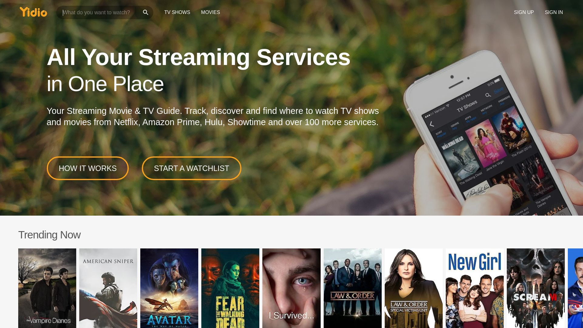 Webseitenstatus yidio.com ist   ONLINE