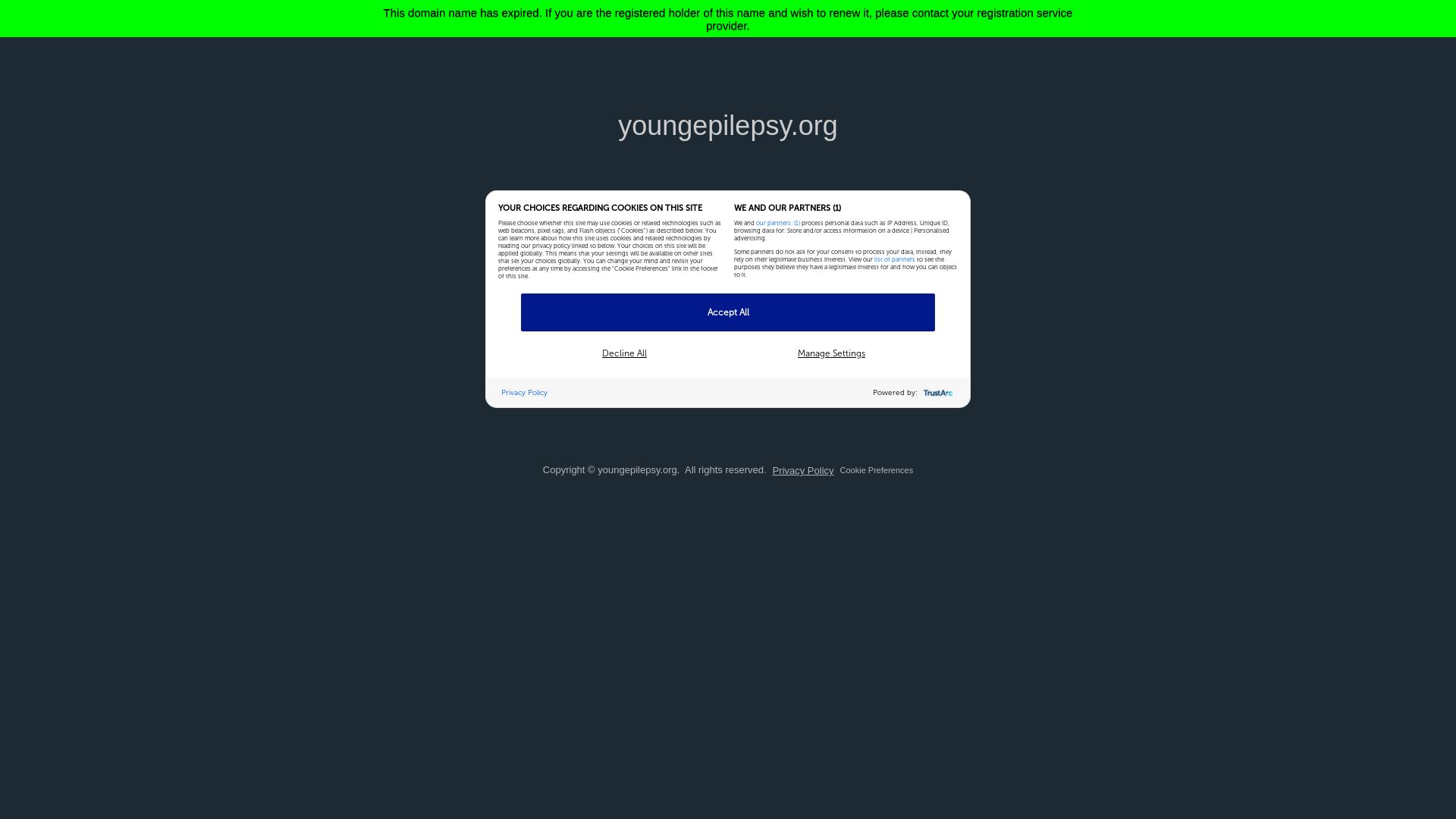 Webseitenstatus youngepilepsy.org ist   ONLINE