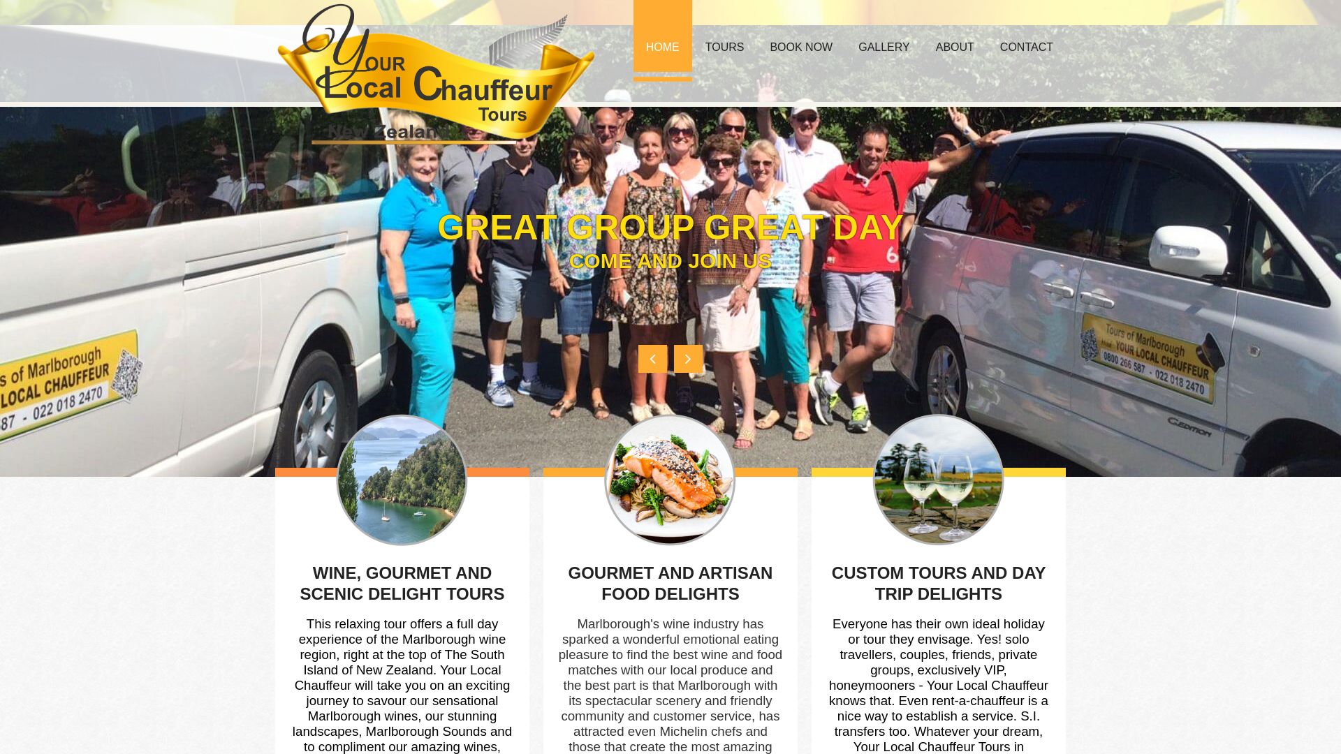 Webseitenstatus yourlocalchauffeur.co.nz ist   ONLINE